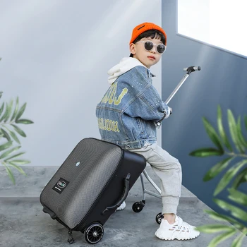 Naujas dizainas tingus kūdikį sėdėti ant motorolerio bagažo vaikams vykdyti kelionių lagaminą krepšys vežti riedlentė kūrybos vežimėlio atveju