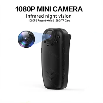 Mini Kamera HD 1080P Teisėsaugos Diktofonas Policijos Nešiojamų Kūno Kamera Susitikimas Lauko Sporto Video Įrašyti Mažas vaizdo kameras
