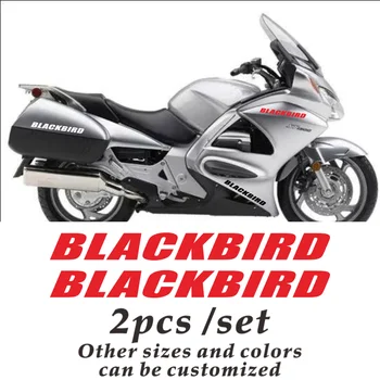 Lipdukai Motociklų, dviračių kuro bako lipdukas varantys MOTO šalmas atsparus vandeniui atspindintis logotipas decal HONDA BLACKBIRD juodas paukštis