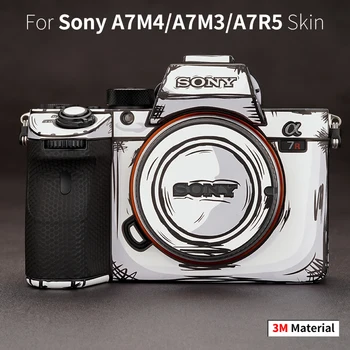 Sony A7iv Odos A7M4 Kamera Odos A7R3 A7M3 A7R5 Odos Anti-Scratch Apsaugos Lipdukas Wrap Odos Nėra likę klijų 2D Odos