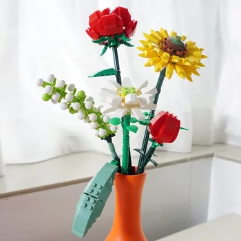 Žaislas Vaikams, Amžinasis Gėlių, Žolių, Augalų Saulėgrąžų, Rožių Šafranas Hypericum 3D Modelį 