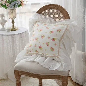 Romantiška pagalvės dekoro namų Dizaineris nėrinių pynimas užvalkalas kėdė pagalvėlė mesti pagalvės, sofos, pagalvėlės dangtis lova pagalves