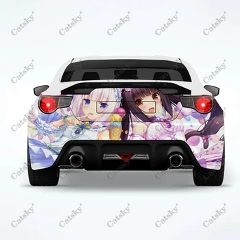 Chocola Nekopara anime Automobilių lipdukai, sunkvežimių galiniai apdaila, dažymas, automobilio keitimo lipdukai, automobilių reikmenys, galiniai lipdukai