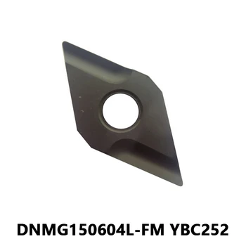 DNMG150604L-FM YBC252 CNC Deimantinio Įdėklai Staklės, Pjovimo Staklės Priemonė Plieno Dalys DNMG 150604 FM DNMG150604 Metalo Įrankis