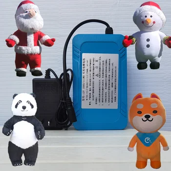 Pripučiamos Lėlės Drabužių 12V Ličio Baterijos Kroviklis Kuprinė Panda Kalėdų Senelis, Animacinių filmų Lėlės, Kostiumai, Lėlės Drabužių Priedai