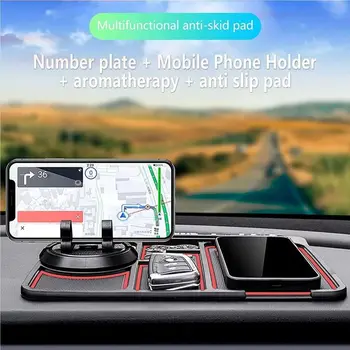 NON-SLIP Daugiafunkcinis Telefono ragelyje Automobilių Neleidžiančioms Slysti Automobilio prietaisų Skydelyje Sticky Pad Multi-Purpose Telefono Automobilių Non-Slip Pad