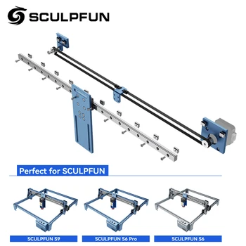 SCULPFUN S6/S6PRO/S9 X-ašies Linijinis Vadovas Upgrade Kit Didelio Tikslumo Pramoninės Klasės Tiesiogiai Montavimas Be Gręžimo