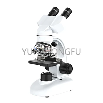Sudėtinės Mikroskopas su Plataus Lauko, 10X ir 50X Okuliarai Lab Zoom 6000X-20000X Biologinių HD Skaitmeninis Mikroskopas LED Lab
