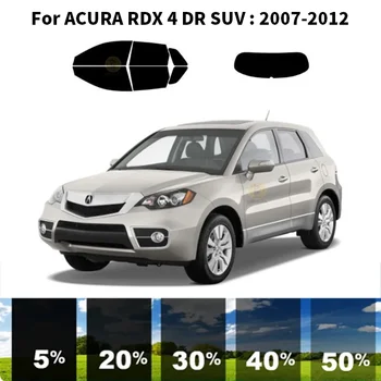 Pjaustytuose nanoceramics automobilių UV Lango Atspalvis, Rinkinys, Automobilių Langų Plėvelės ACURA RDX 4 DR VISUREIGIS 2007-2012 m.