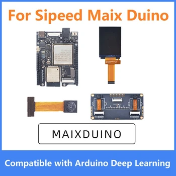 1 Rinkinys Sipeed Maix Duino Plėtros Taryba K210 RISC-V AI+DAUG ESP32 Modulio Komplektas, Su Kamera Ir 2,4 Colių Ekranas+Žiūronų Cam