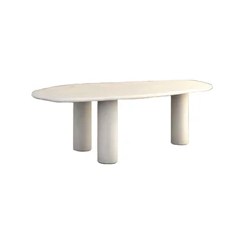Nereguliarus debesis valgomasis stalas, tylus vėjo, specialios formos kremas vėjo lentelė, kūrybingas dizaineris office konferencijos stalo