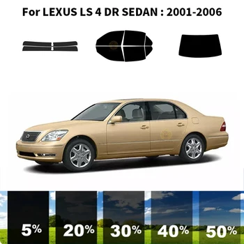 Pjaustytuose nanoceramics automobilių UV Lango Atspalvis, Rinkinys, Automobilių Langų Plėvelės, LEXUS LS 4 DR SEDANAS 2001-2006 m.