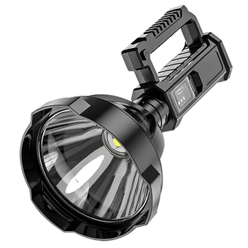 Lempa LED Lauko Nešiojamas Žibintuvėlis Turėtojas Lempos, Didelio galingumo Vandeniui USB Įkrovimo Stiprios Šviesos Prožektorius