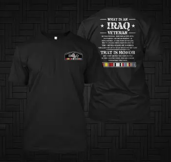 Kovoti su Veteranas Karo Irake Didžiuojasi karo iš JAV, T-Shirt. Vasaros Medvilnės trumpomis Rankovėmis O-Neck T Shirt Mens Naujas S-3XL