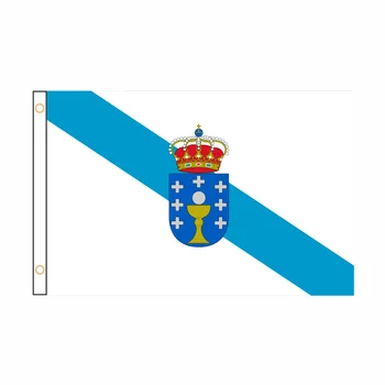 Paramos pritaikymas Galicia Galisų Galizia Vėliavos Banner 3ft*5ft Automobilių Apdailos QZ-175