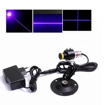 Focusable 405nm 10/50/80/100/150/200mw Violet Blue Laser Modulis Taškas/Linija/Cross 18x65mm
