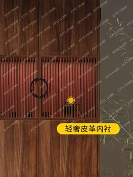 Naujas Kinų Stiliaus Medžio Masyvo Stalas Black Walnut Sieniniai Laikymo Spintos Kambarį Biuras