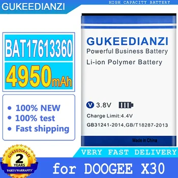 GUKEEDIANZI Baterija Doogee X30 X 30, Didelės Galios Baterija, išmanusis Telefonas, Baterija, BAT17613360, 4950mAh
