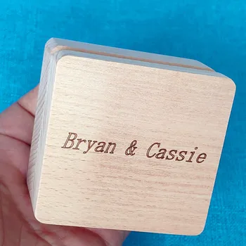 Bryan ir Cassie Medienos likviduoti Foto Music Box Individualų Dovanos, Gimtadienis, Vestuvės Asmeninį