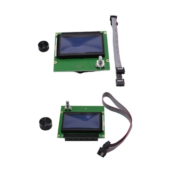 12864 Ekranas LCD Ekrano Modulis Kontrolės Valdybos RAMPOS 1.4 Ender CR10 10s Rankenėlę su Laidu