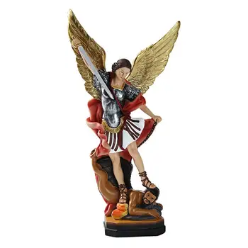 Arkangelo Mykolo Ornamentu Arkangelo Mykolo Spalvos Ornamentu Šventojo Arkangelo Mykolo Nugalėjo Dragon Battle Angel