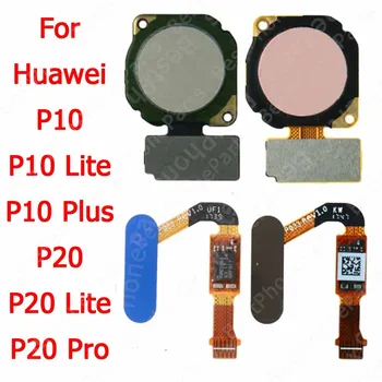 Nauja Pirštų Atspaudų Jutiklis Huawei P20 Pro P20 Lite P10 Plius Grįžti Klavišą Pirštu Spausdinti Skaitytuvas Palieskite 