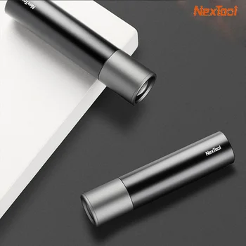 Nextool Minimalistinio žibintuvėlis nešiojamieji įkraunamieji lauko super šviesus long-range, ilgai veikianti baterija, kompaktiškas mini visi metalinis