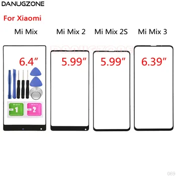 Jutiklinio Ekrano Priekinio Stiklo Lęšis Xiaomi Mi Sumaišykite 2 2S 3 LCD Ekranas Priekyje, Stiklinis Lęšis Skydelis