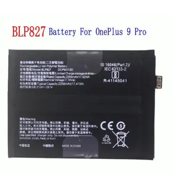 1x 4500mAh / 17.41 Wh BLP827 Bateriją Už OnePlus 9 Pro LE2121 LE2125 LE2123 LE2120 LE2127 Batterie Bateria Batterij