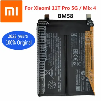 Naujas Aukštos Kokybės Xiaomi 5000mAh Originalios Baterijos BM58 Už Xiaomi Mi 11T Pro Mi Sumaišykite 4 Mix4 Smart Mobilųjį Telefoną, Baterijos Bateria