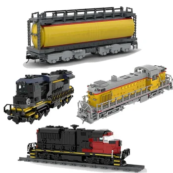 Žvyras Pusėje Savivartis Sedanas Jungtinės Ramiojo vandenyno Blokai DB vokietijos Geležinkelio Prekinių Vagonų Vežimą Traukiniu Plytų Modelis Vaikas Žaislą Dovanų