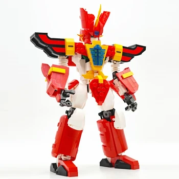 2023New Kūrybiškumą Techninės Anime Deformacijos Robotas Statyba Blokai, Plytos Modelio Surinkimas Žaislai Vaikams Gimtadienio Dovanų Rinkinys