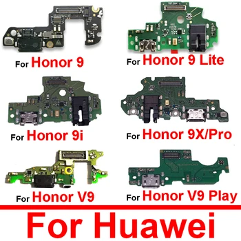 USB Įkroviklis Dokas Valdybos Huawei Honor V9 Žaisti 9i 9C 9A 9S 9X 9 Lite Pro Premium USB Įkrovimo lizdas Valdybos Pakeitimo