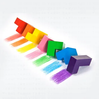 2018 naujų vaikų formos magic cube pieštuku, dailės reikmenys 7 spalvų ankstyvojo ugdymo ir vaikų žaislai