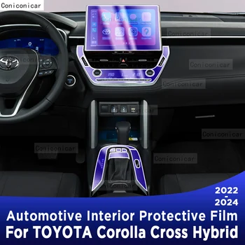 TOYOTA Corolla Cross Hybrid 2022-2024 pavarų Dėžė Skydelį, Navigacijos Automobilių Interjero Ekrano TPU Apsauginė Plėvelė Anti-Scratch