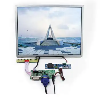 DVI VGA LCD Valdiklio plokštės 12.1. 1000cd Didelio Ryškumo LCD Ekranas 1280x800