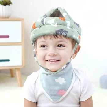 Kūdikių Saugos Šalmas Galvos Apsaugos Skrybėlę Saugos Minkšta Patogi Galvos Apsaugos Priemonės Avarijos Bžūp Reguliuojami Apsauginiai Galvos Apdangalai