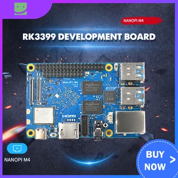 RK3399 Plėtros Taryba NanoPi M4V2 Dual-Band WiFi, Dual Camera 4G Atminties 4K Peržiūros Android 8