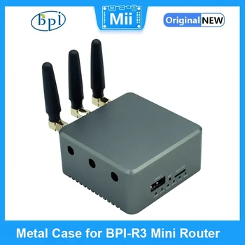 Metalo Atveju Bananų Pi BPI-R3 Mini Maršrutizatorius Demonas Lenta Su Wifi Antenos