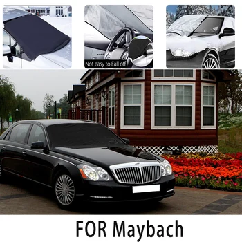 Carsnow viršelyje coverfor Maybach snowprotection šilumos izoliacija pavėsyje, Saulės, vėjo, Šalčio prevencijos automobilių reikmenys