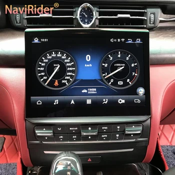 10.26 colių QLED Ekranas Android 12 Maserati Quattroporte 2013-2016 M. Automobilio Radijo Multimedia Player Navigator Auto Stereo Galvos Vienetas